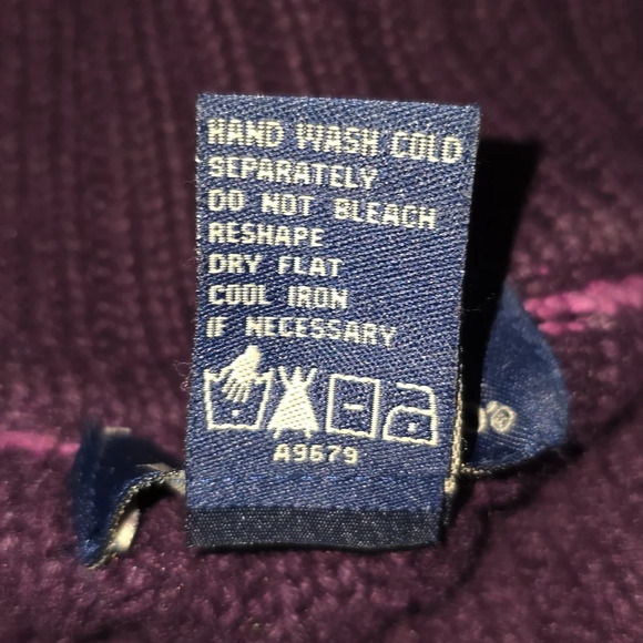 Denim & Co. Purple Block Sweater Womens Size 1x - Picture 12 of 12